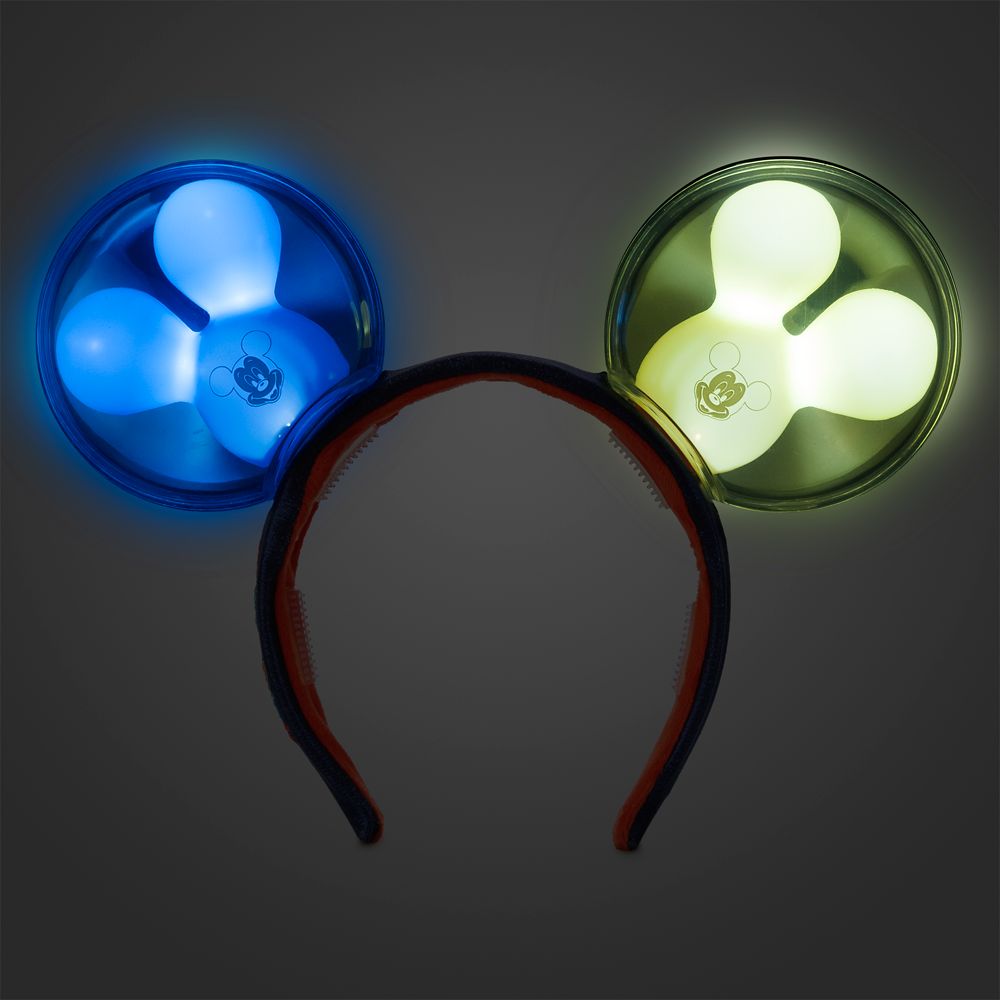 Mickey Mouse ''Play in the Park'' Balloon Light-Up Ear Headband for Adults