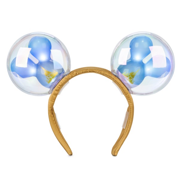 Mickey Mouse Balloon Walt Disney World 50th Anniversary Light-Up Ear Headband for Adults
