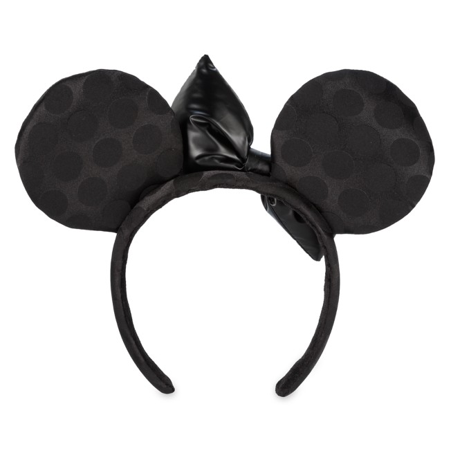 Minnie Mouse Ear Headband – Black on Black