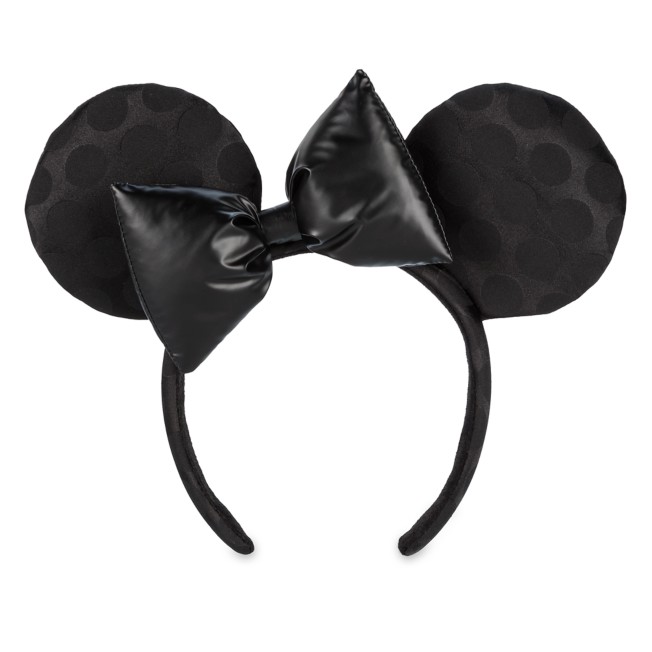 Minnie Mouse Ear Headband – Black on Black