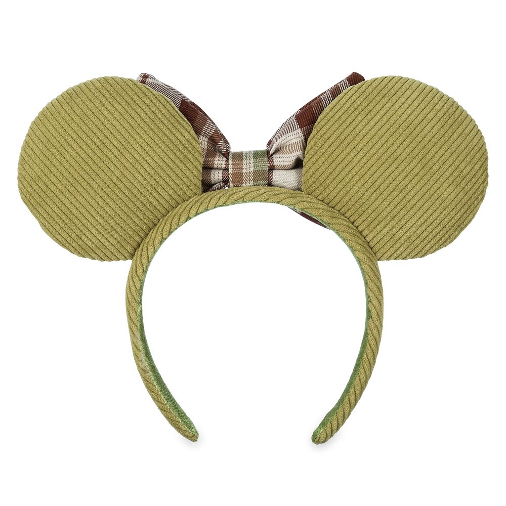 Minnie Mouse Ear Headband – Pear Plaid