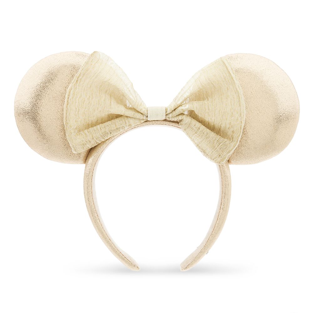 Minnie Mouse Ear Headband for Adults  Almond Pearl Official shopDisney