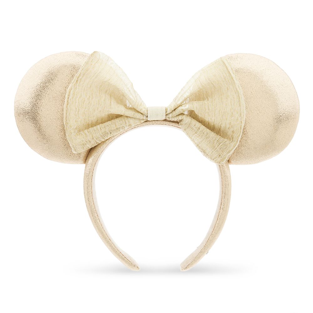 Minnie Mouse Ear Headband for Adults – Almond Pearl