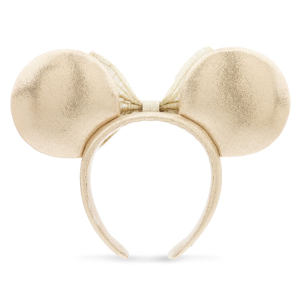 Minnie Mouse Ear Headband for Adults – Almond Pearl