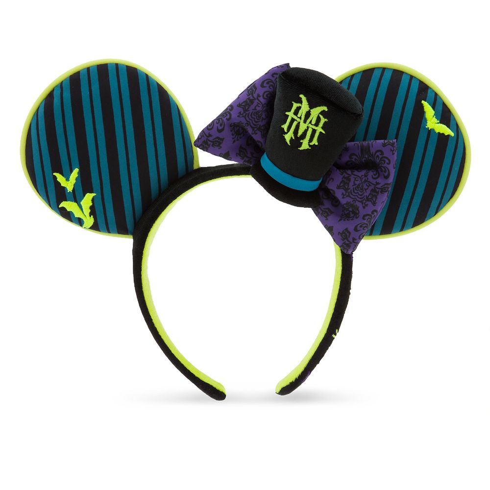 The Haunted Mansion Glow-in-the-Dark Ear Headband for Adults is available online