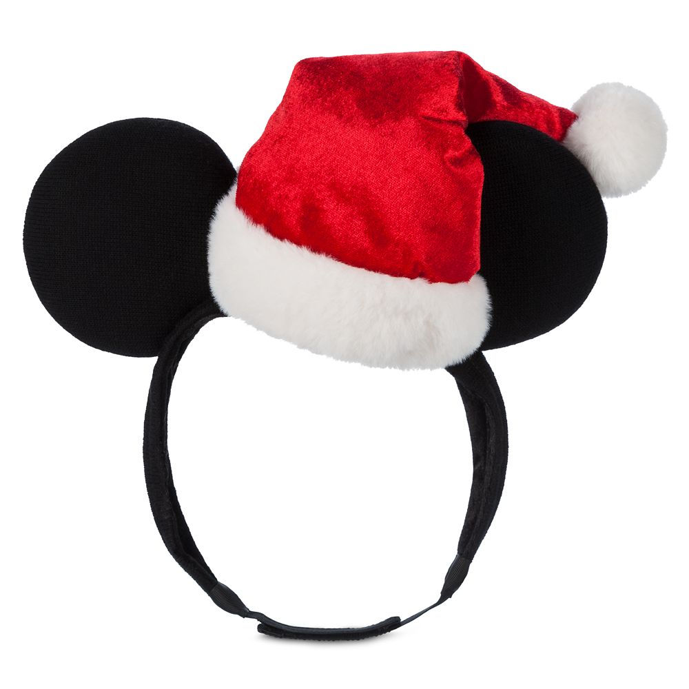 Mickey Mouse Santa Ear Headband for Adults – Adjustable is available online