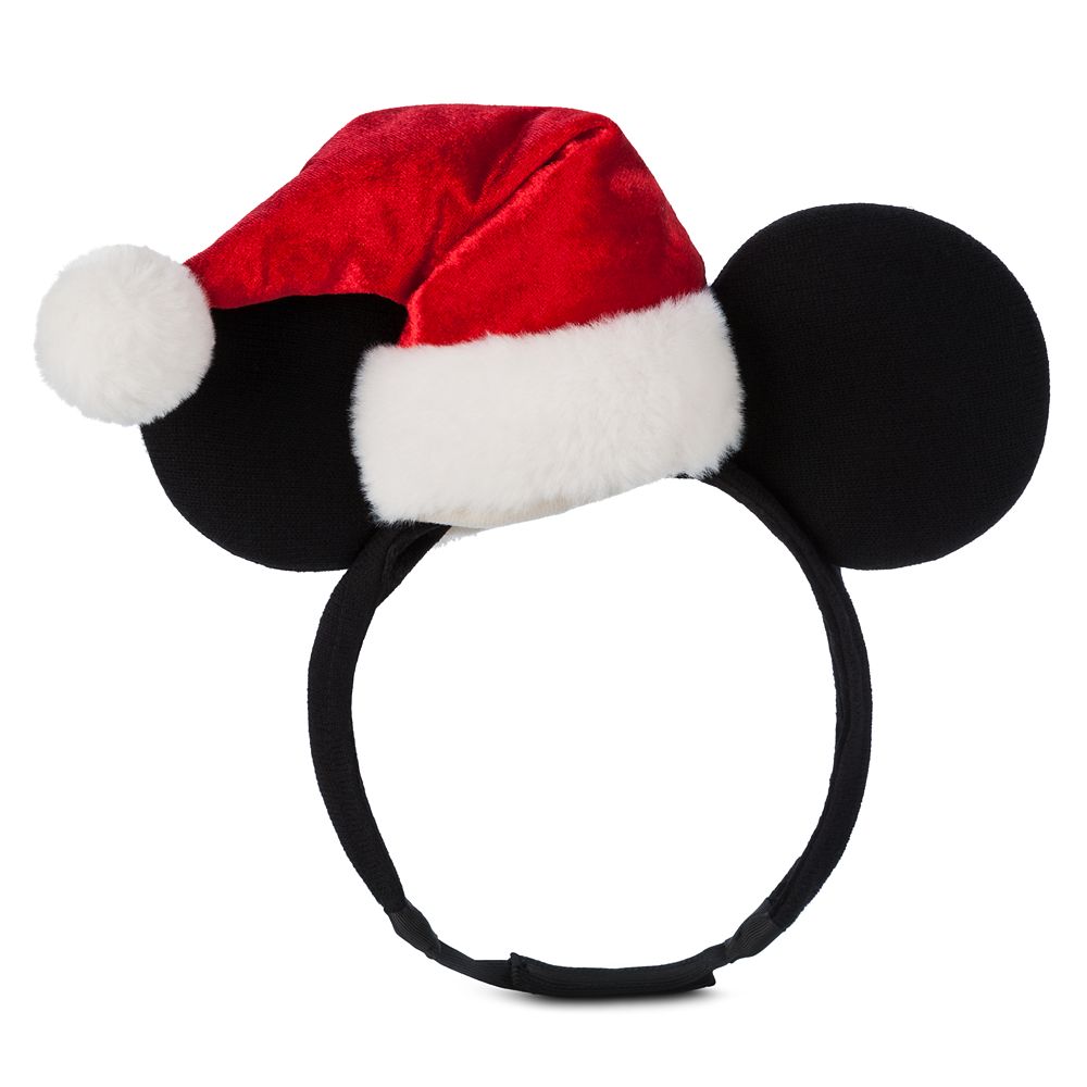 Mickey Mouse Santa Ear Headband for Adults – Adjustable