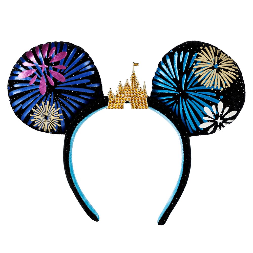 Mickey Mouse: The Main Attraction Ear Headband for Adults – Cinderella Castle Fireworks – Limited Release