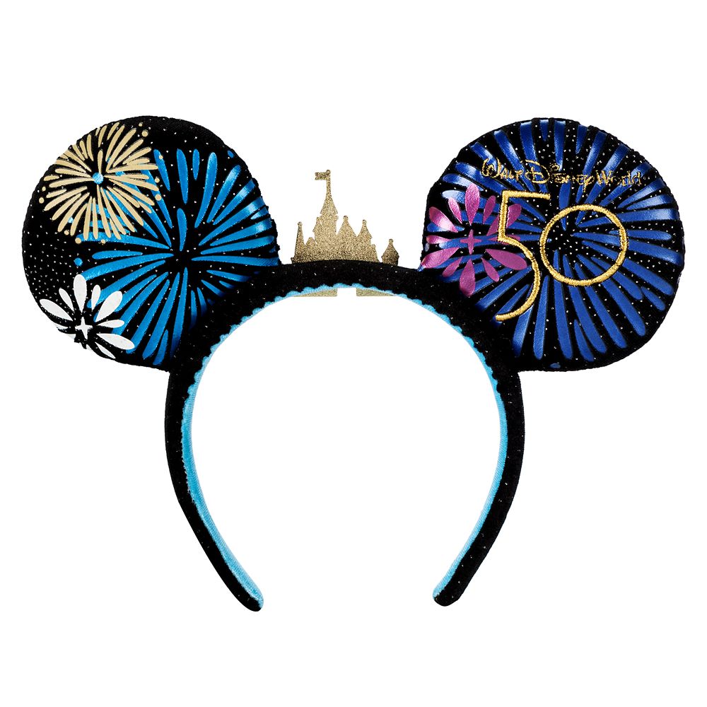 Mickey Mouse: The Main Attraction Ear Headband for Adults – Cinderella Castle Fireworks – Limited Release