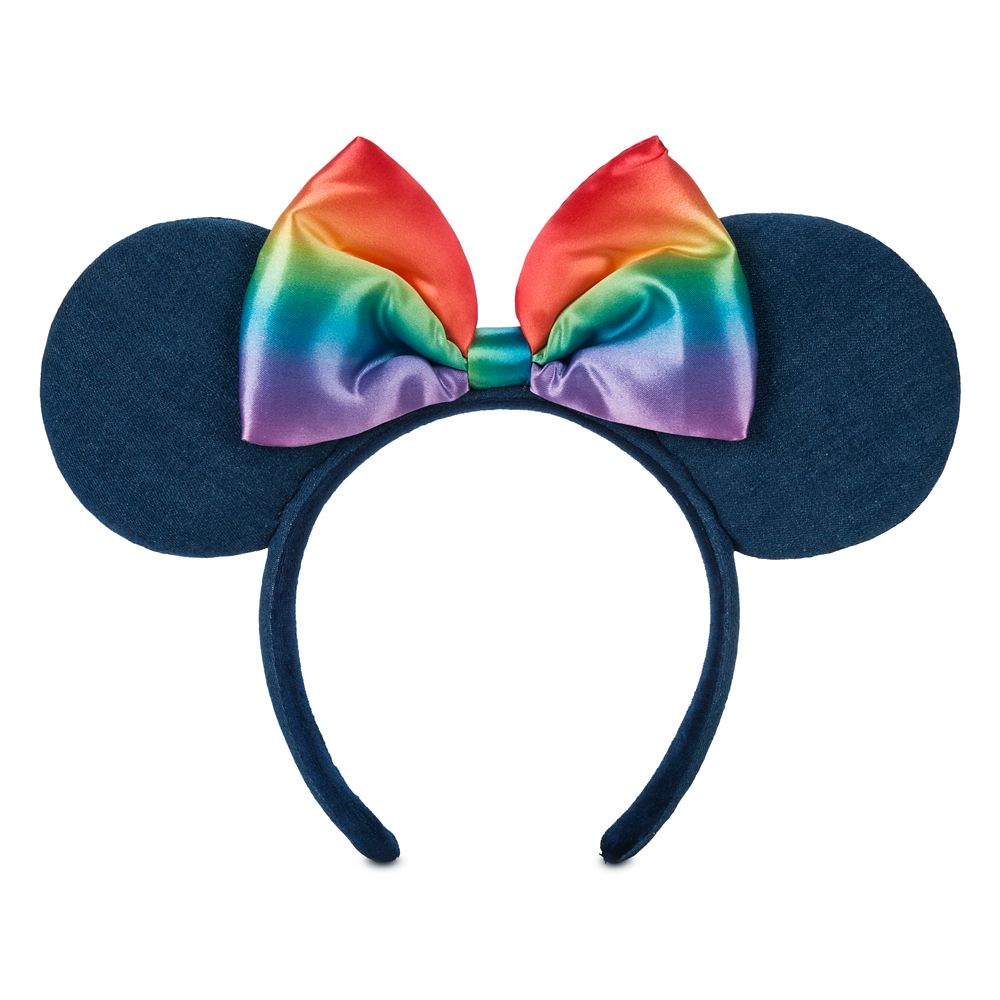 Disney Pride Collection Minnie Mouse Ear Headband with Bow for Adults