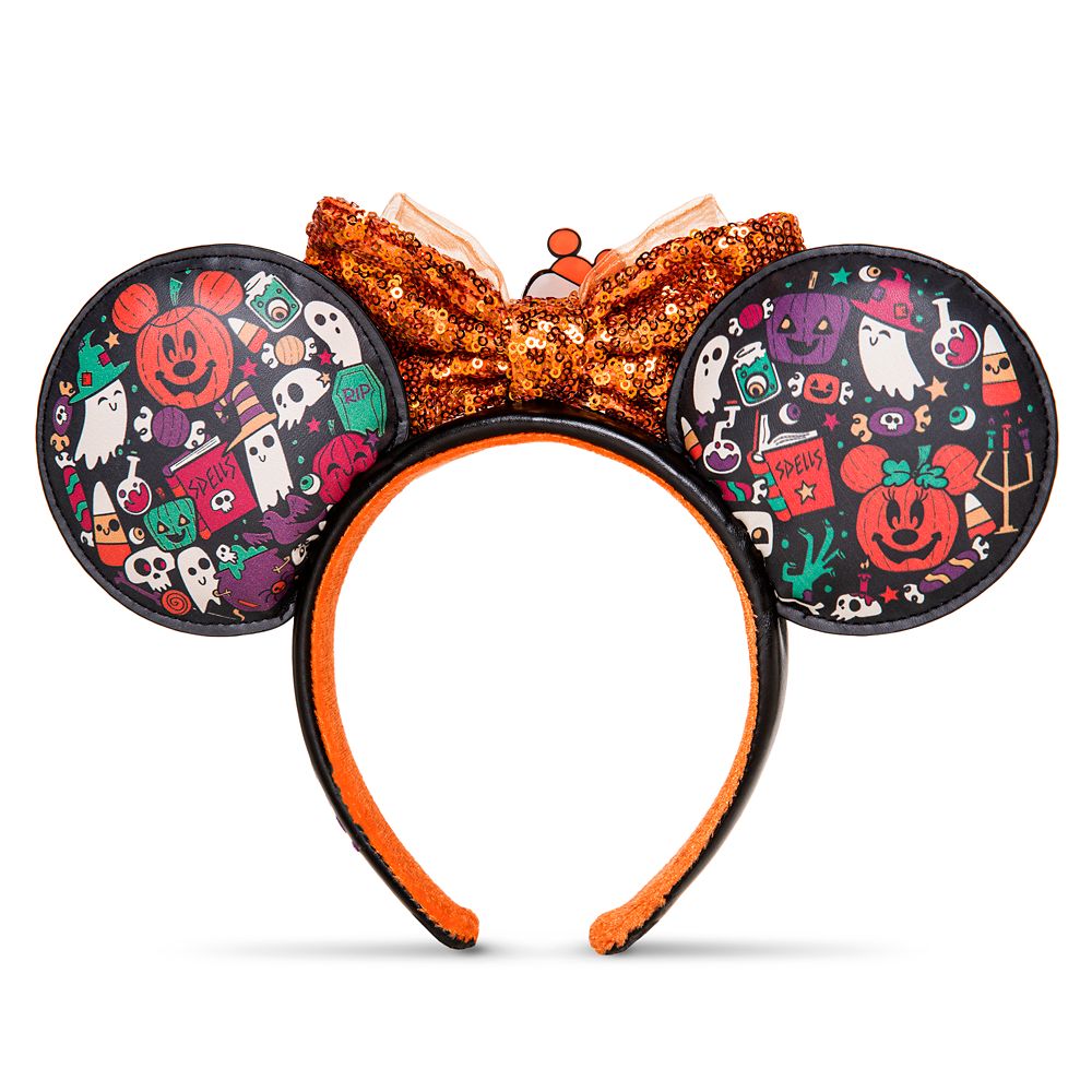 Minnie Mouse Ear Headband with Sequined Bow &ndash; Halloween