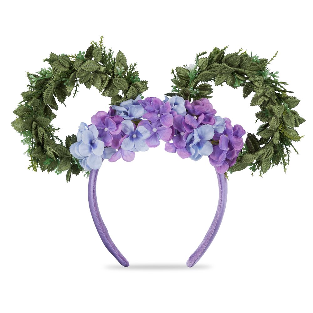 Minnie Mouse Floral Headband for Adults – Hydrangea