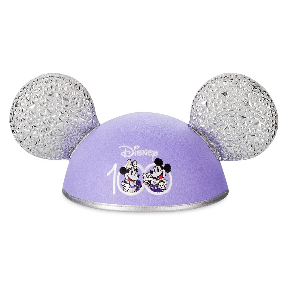 Mickey and Minnie Mouse Disney100 Ear Hat for Adults is now available for purchase