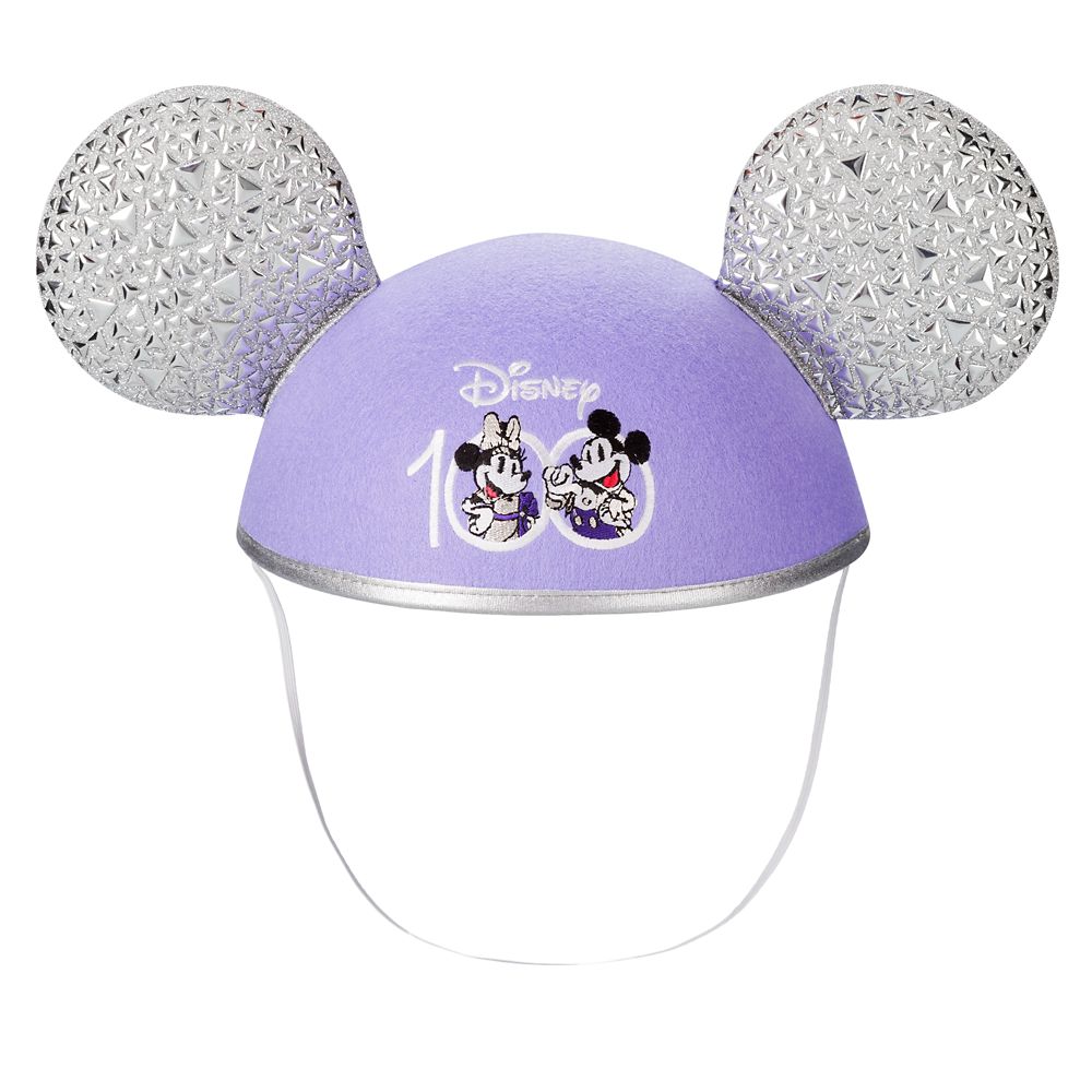 Mickey and Minnie Mouse Disney100 Ear Hat for Adults