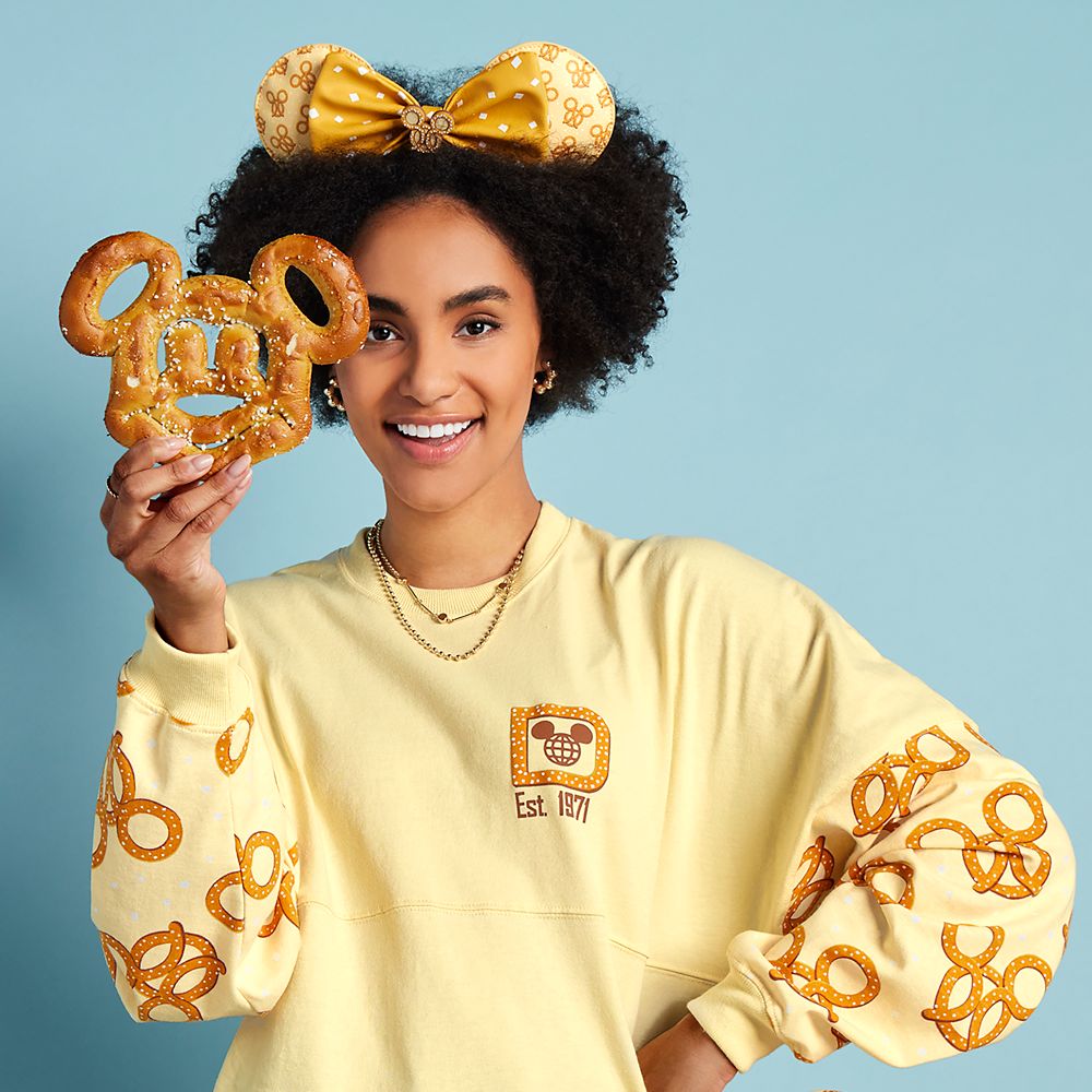 Minnie Mouse Pretzel Loungefly Ear Headband for Adults