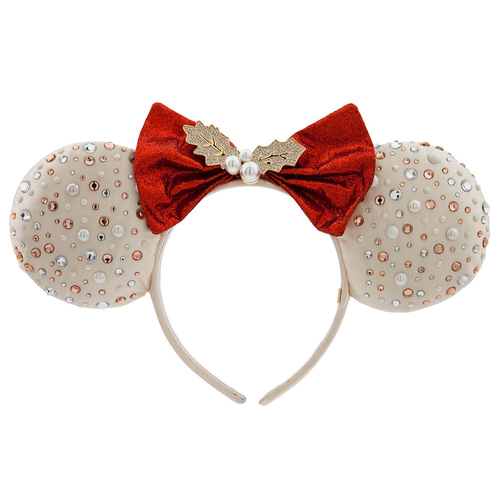 Minnie Mouse Christmas Ear Headband for Adults by BaubleBar – Buy Online Now