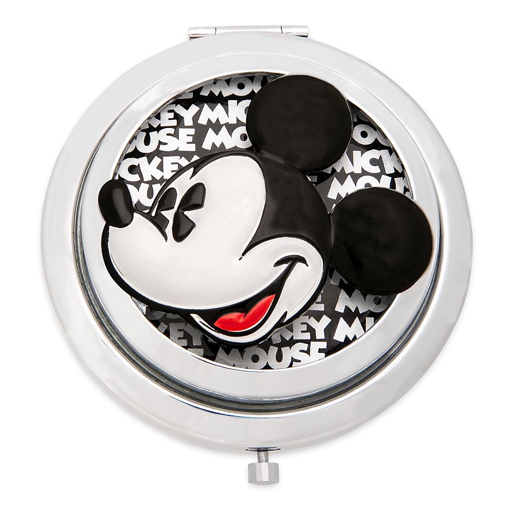 Mickey Mouse Grayscale Glass Compact Mirror is here now