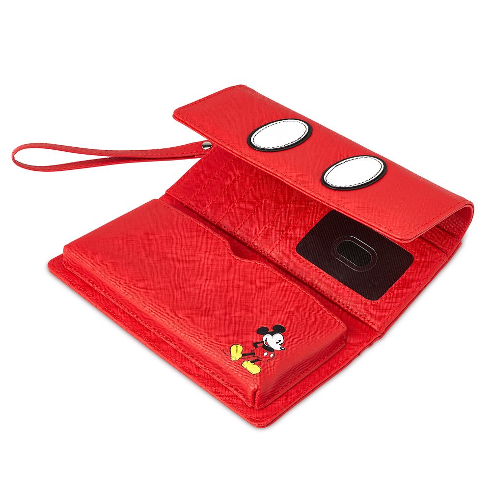 Mickey Mouse Red Wristlet Wallet