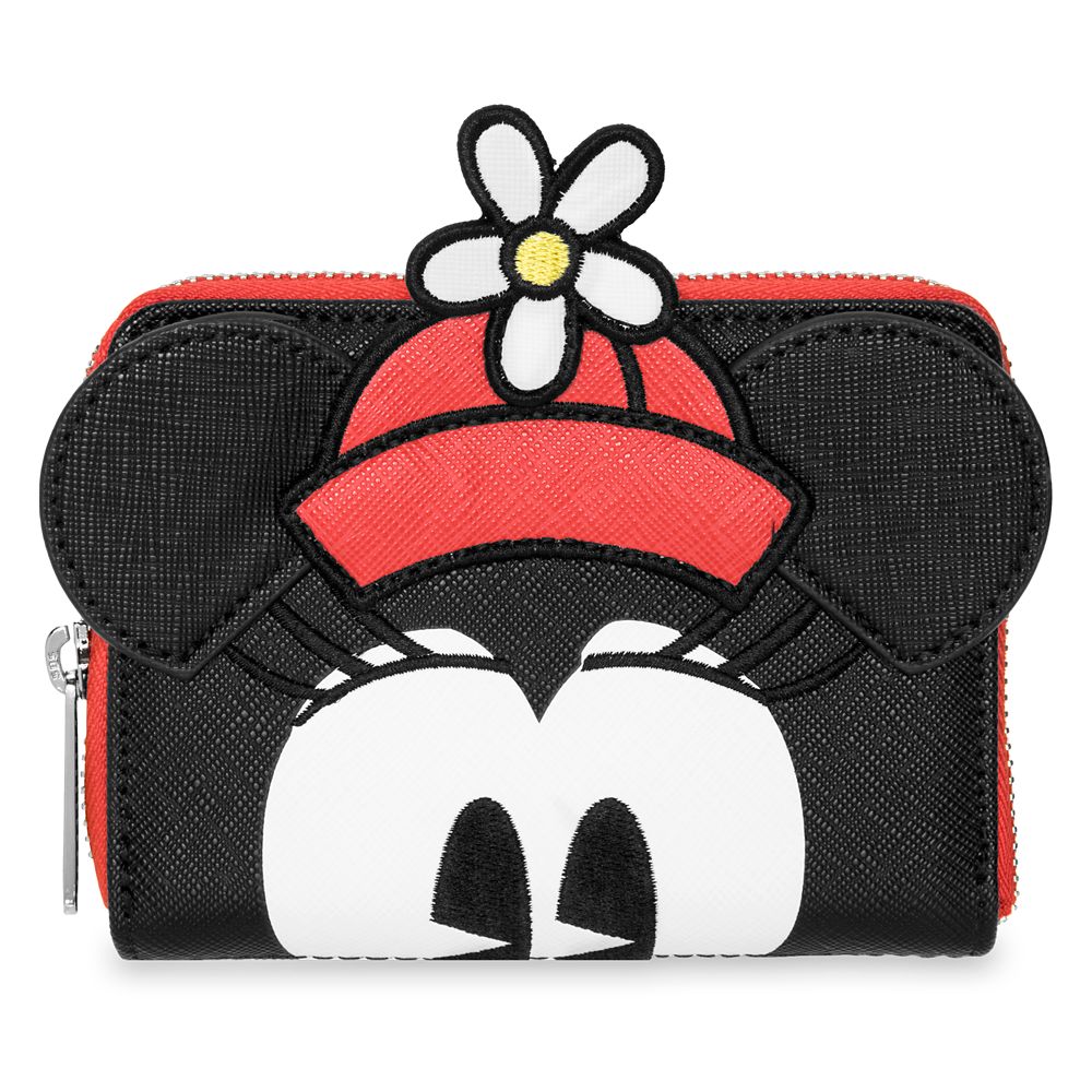 Mickey Mouse and Minnie Mouse Fireplace Zip-Around Wallet