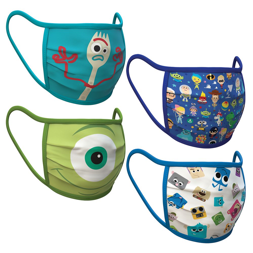 Large – PIXAR Cloth Face Masks 4-Pack Set – Pre-Order