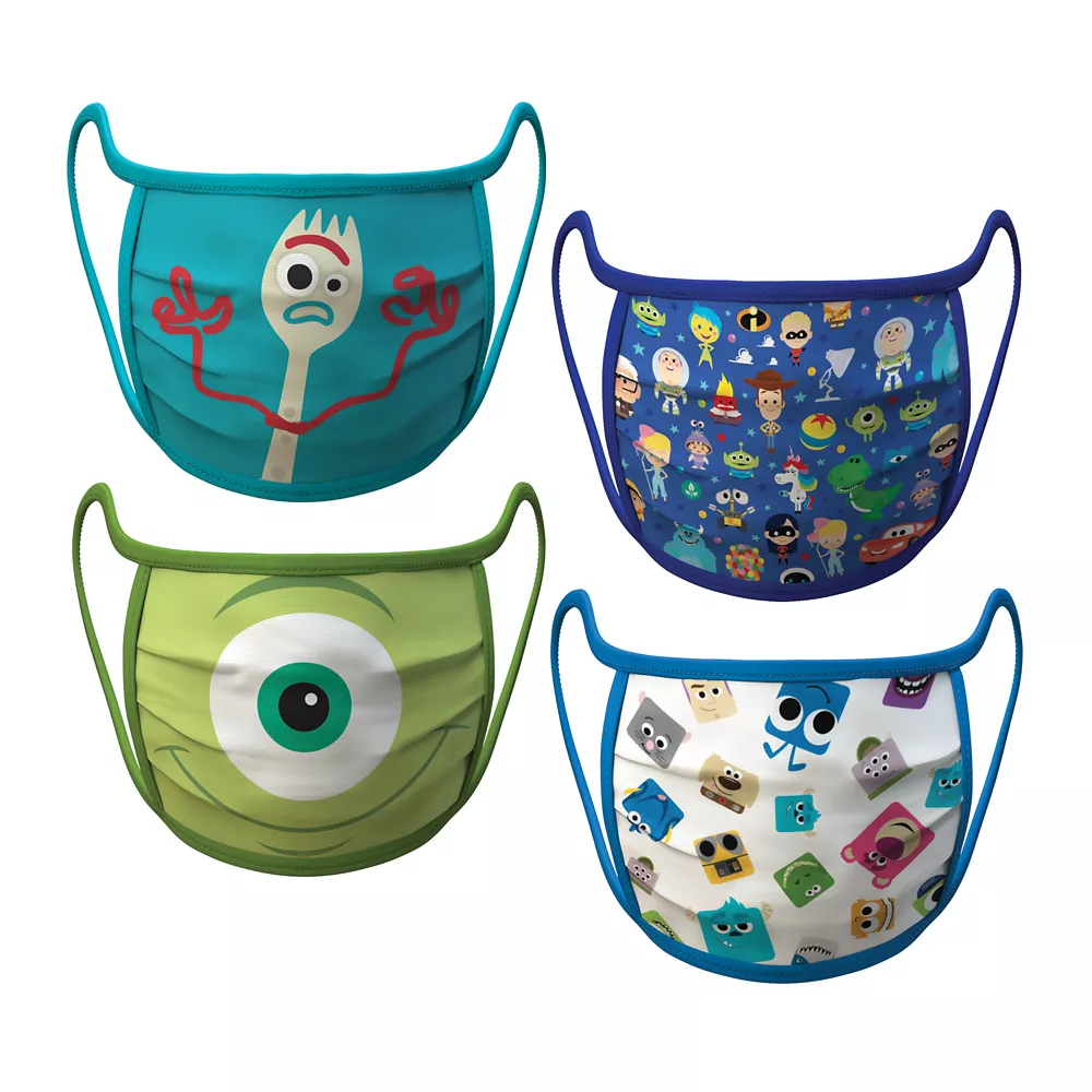 Large – PIXAR Cloth Face Masks 4-Pack Set – Pre-Order