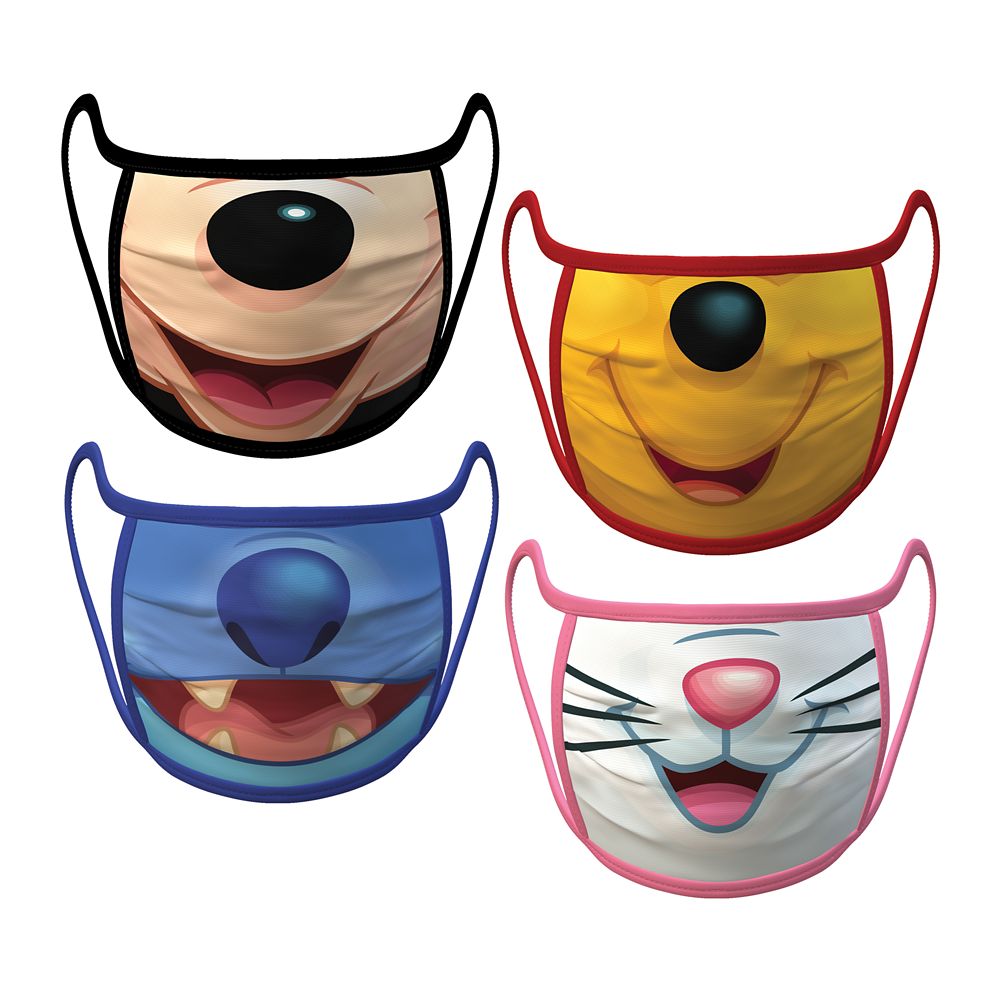 Large – Disney Cloth Face Masks 4-Pack Set – Pre-Order | shopDisney
