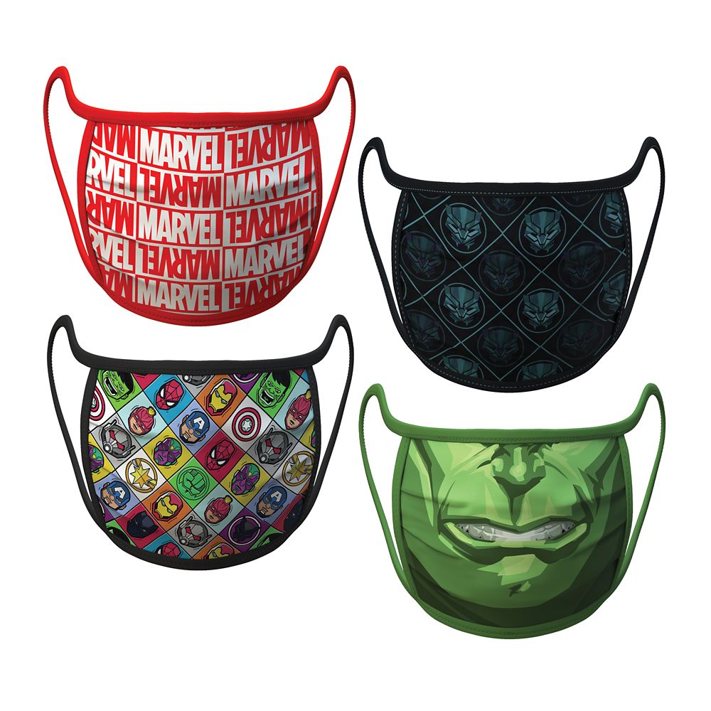 Large – Marvel Cloth Face Masks 4-Pack Set – Pre-Order