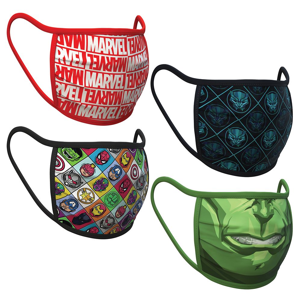 Large – Marvel Cloth Face Masks 4-Pack Set – Pre-Order