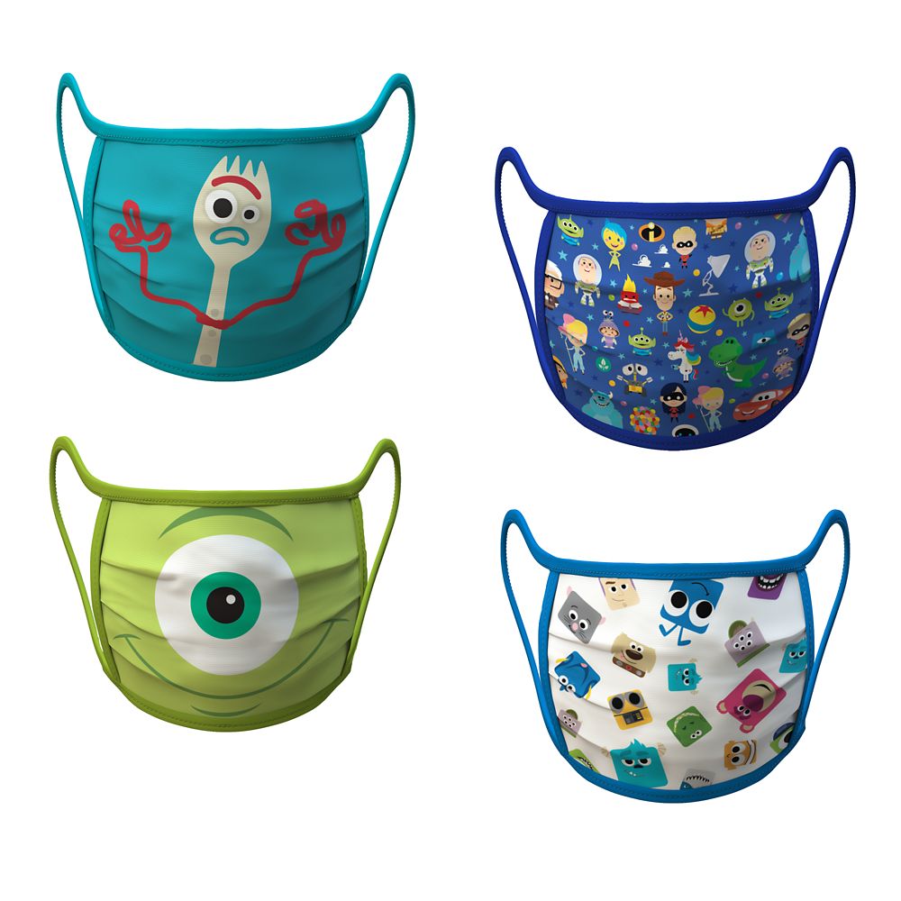 Medium – PIXAR Cloth Face Masks 4-Pack Set – Pre-Order