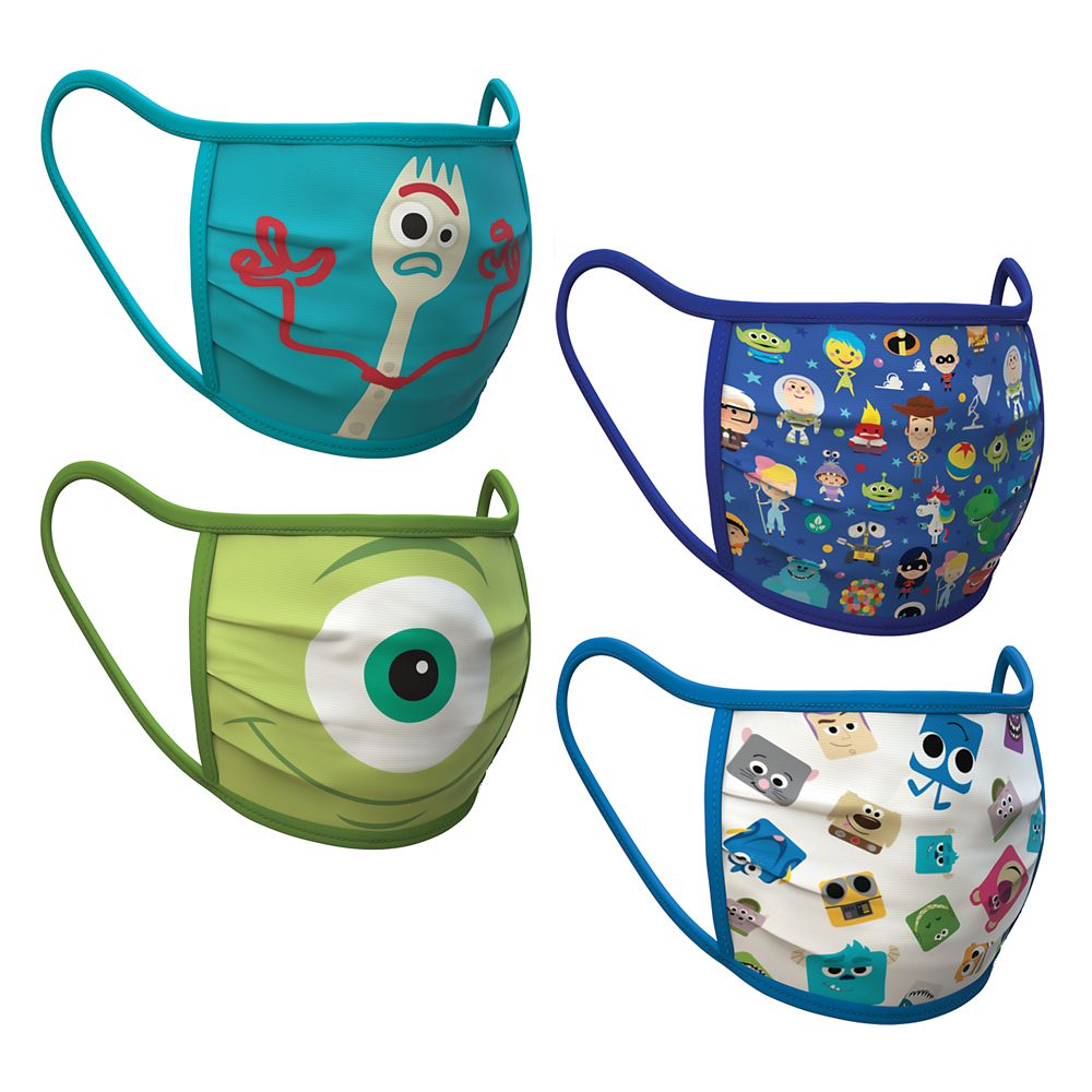 Medium – PIXAR Cloth Face Masks 4-Pack Set – Pre-Order