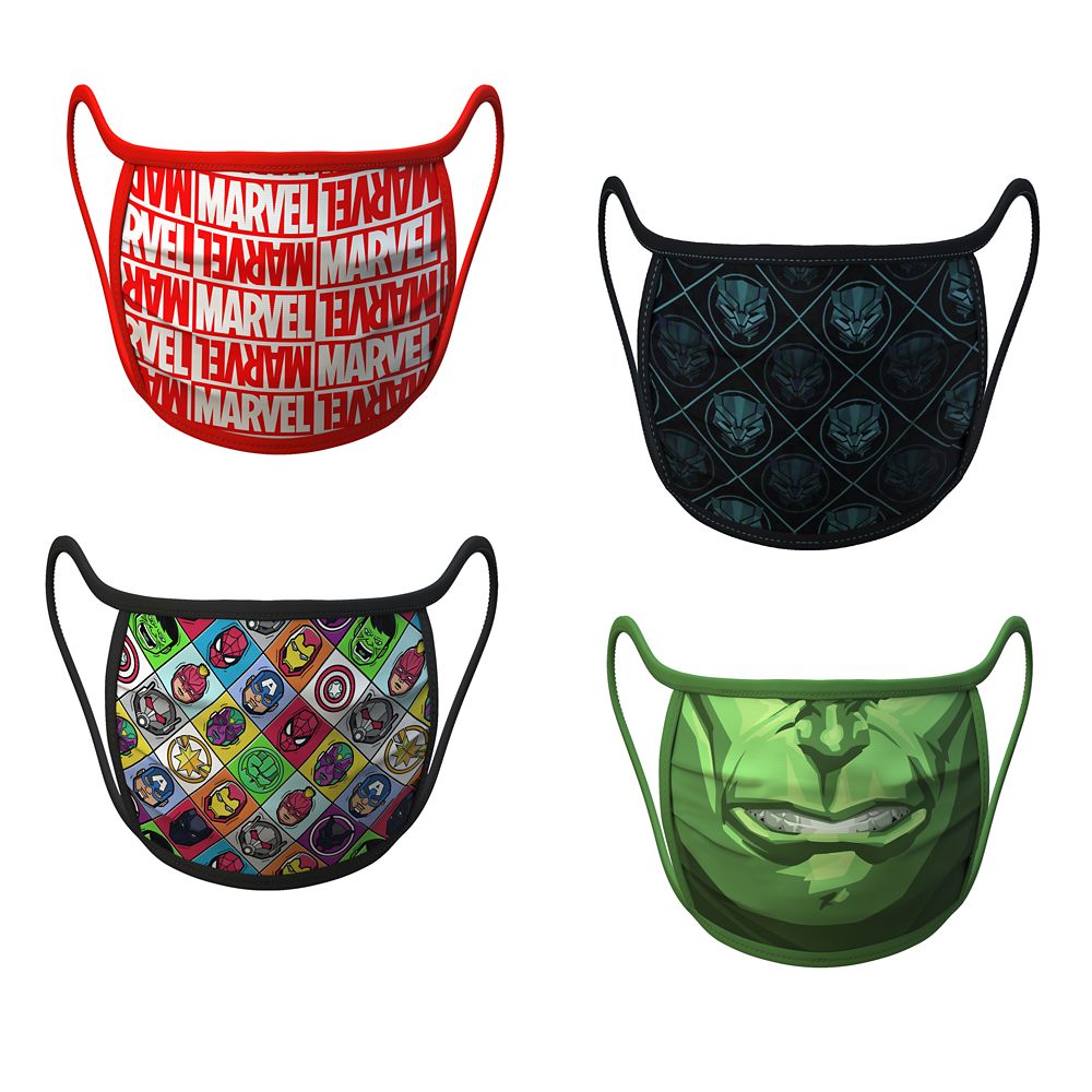 Medium – Marvel Cloth Face Masks 4-Pack Set – Pre-Order