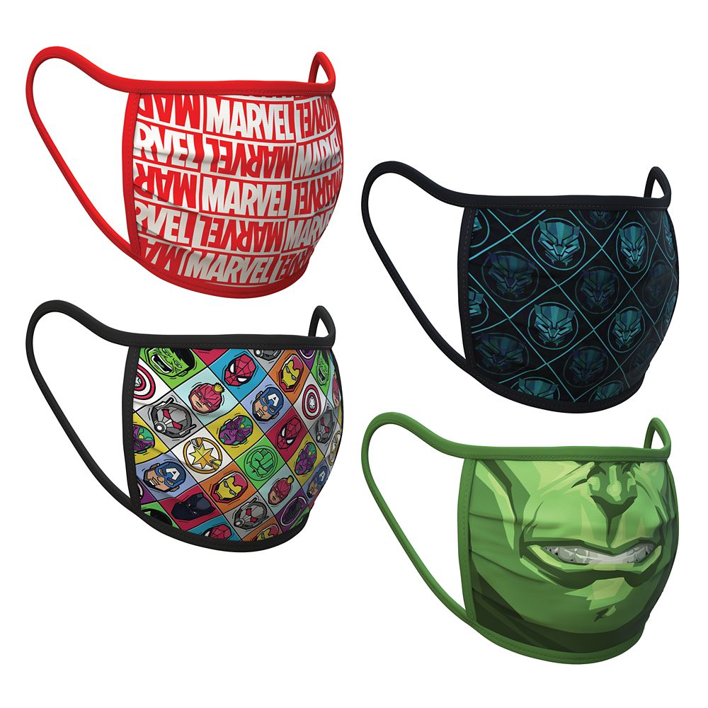 Medium – Marvel Cloth Face Masks 4-Pack Set – Pre-Order