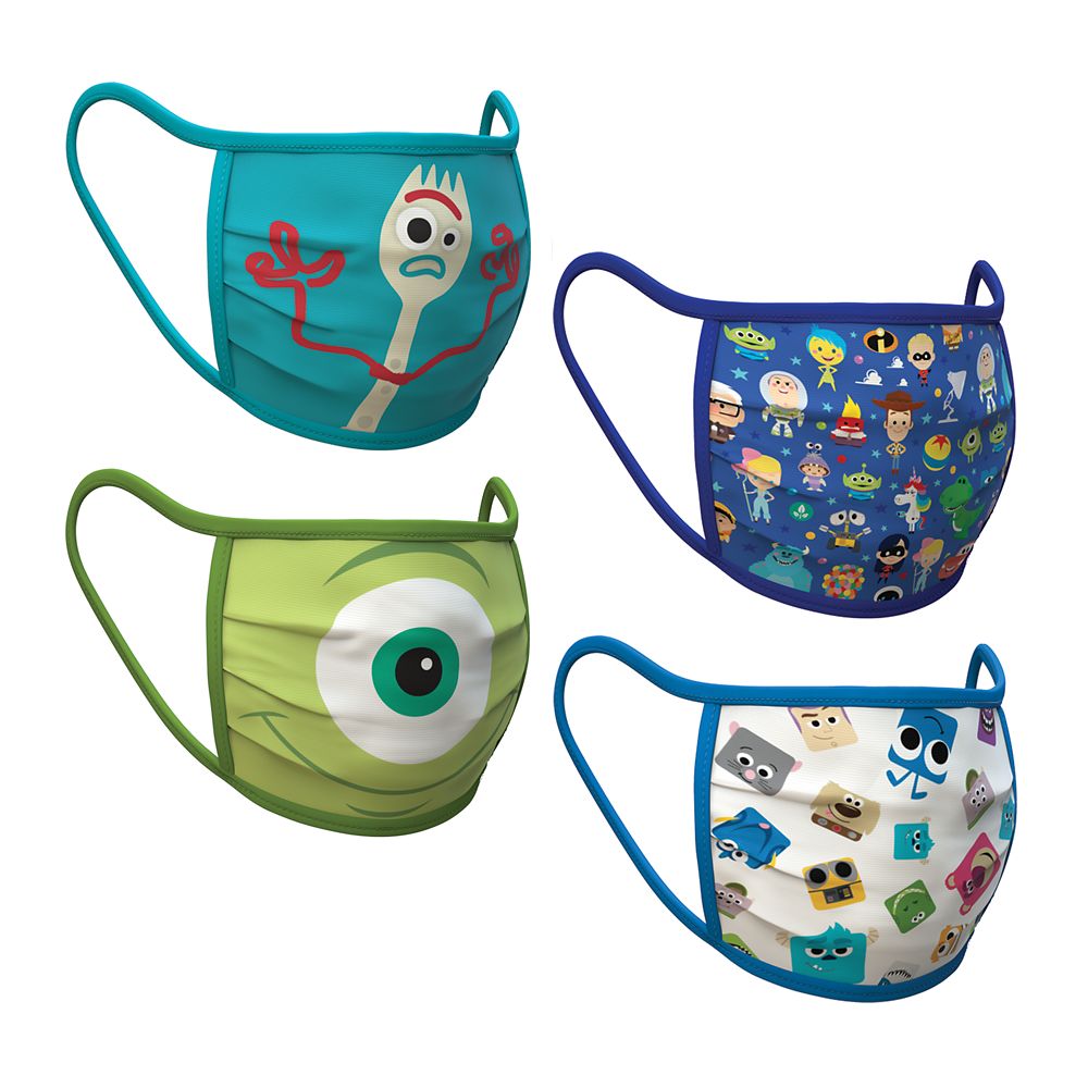 Adult Extra Large – PIXAR Cloth Face Masks 4-Pack Set – Pre-Order