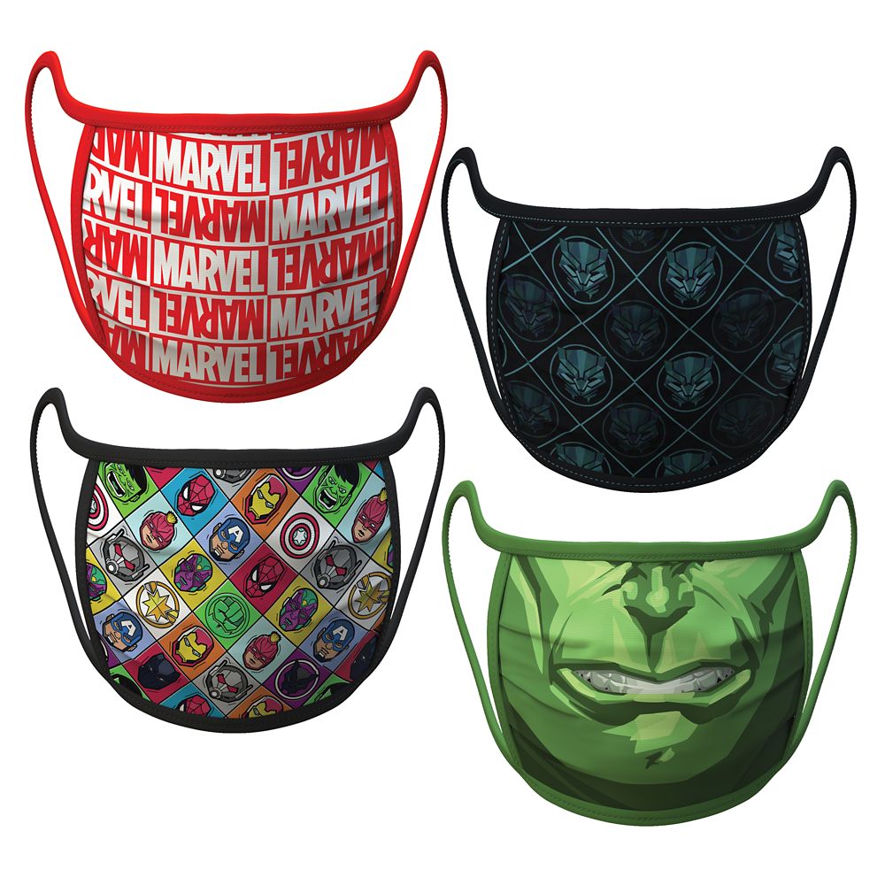 Adult Extra Large – Marvel Cloth Face Masks 4-Pack Set – Pre-Order