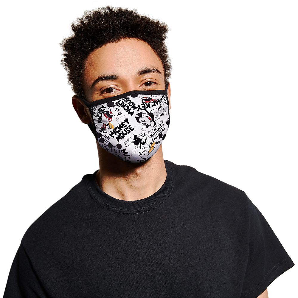 Mickey Mouse Cloth Face Masks 4-Pack Set