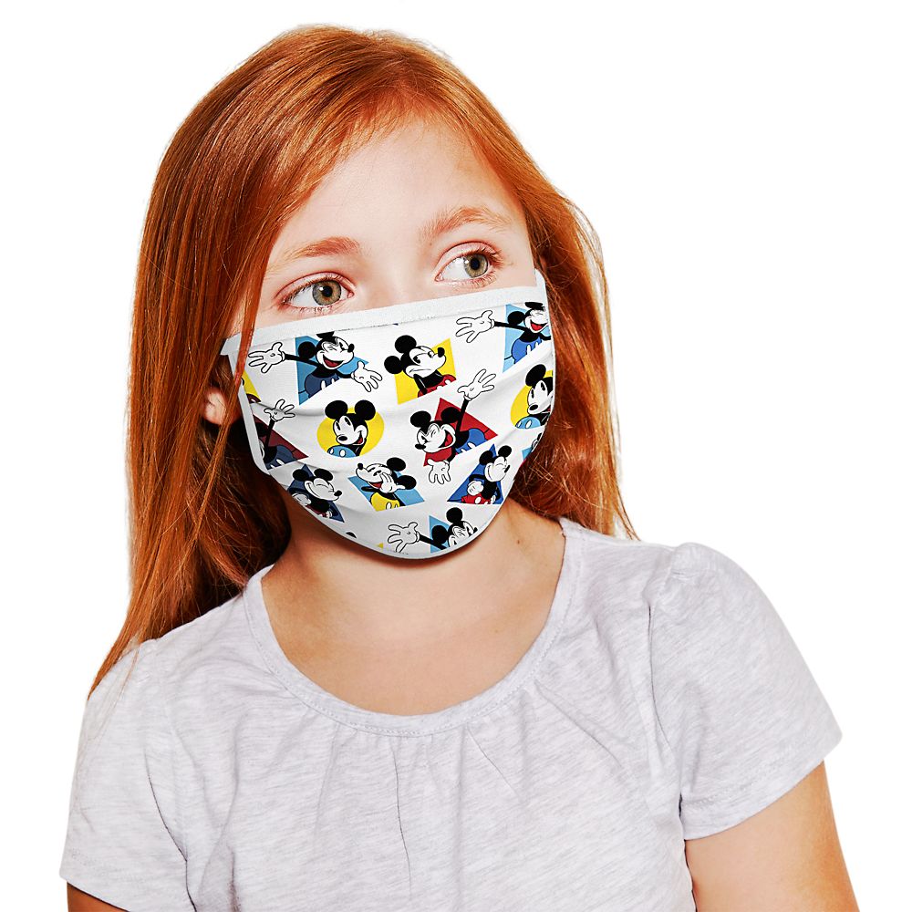 Mickey Mouse Cloth Face Masks 4-Pack Set