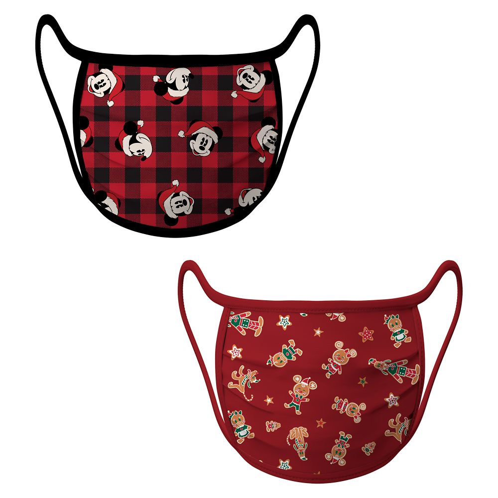 Cloth Face Masks 2-Pack – Mickey Mouse and Friends Holiday – Limited Release
