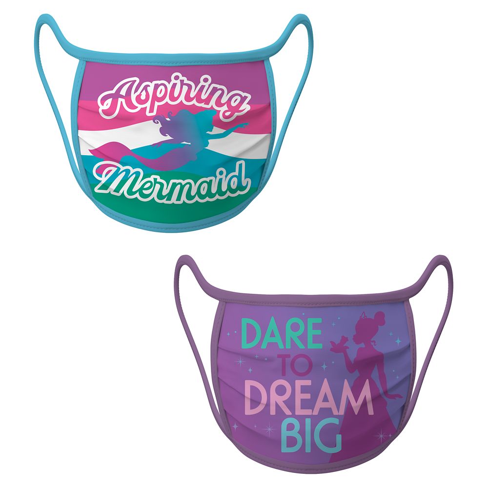 Cloth Face Masks 2-Pack – Ariel and Tiana now available for purchase