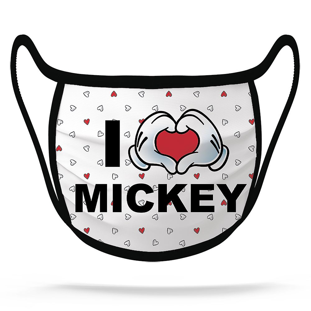 Cloth Face Masks 2-Pack &ndash; Mickey Mouse Hearts &ndash; Limited Release