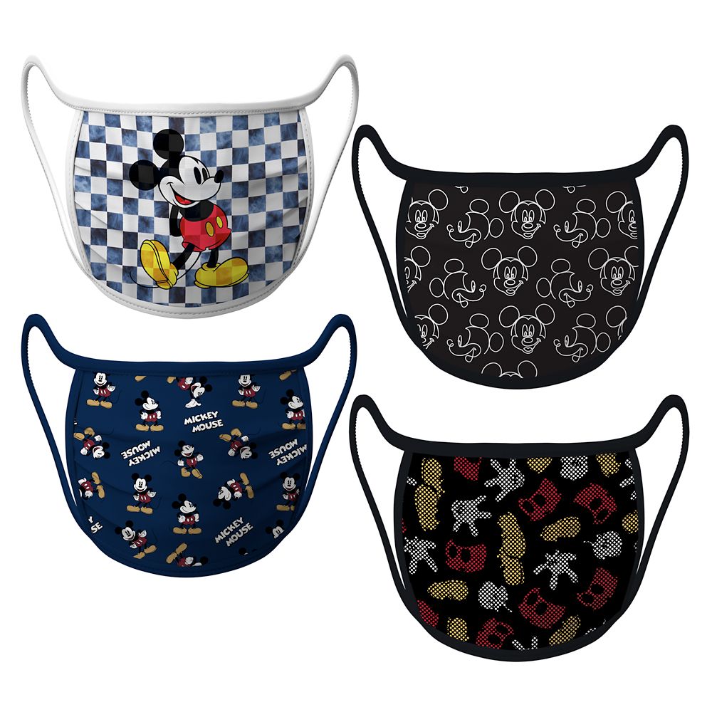 Cloth Face Masks 4-Pack – Mickey Mouse – Set 2 is now available