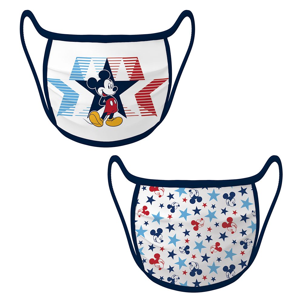 Cloth Face Masks 2-Pack – Mickey Mouse Americana – Limited Release