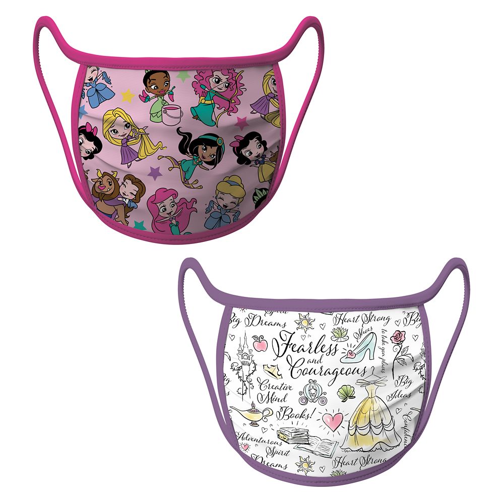 Cloth Face Masks 2-Pack – Disney Princess