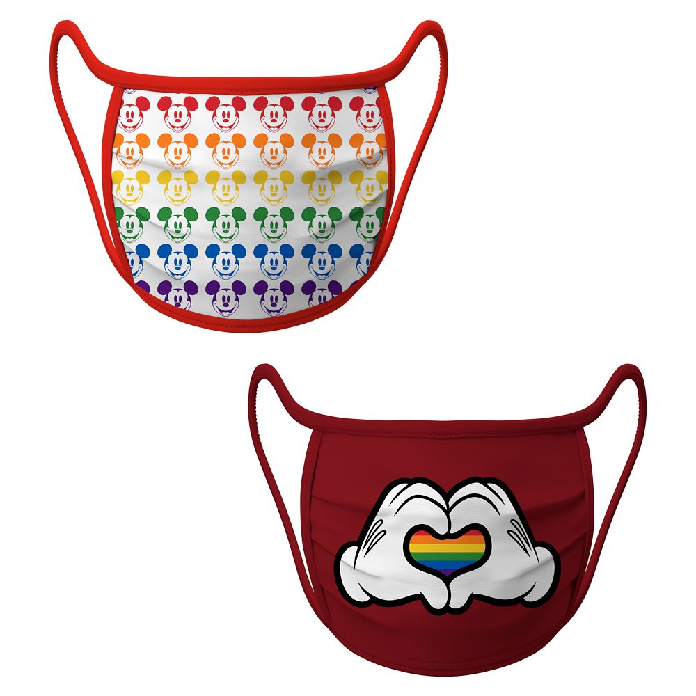 Cloth Face Masks 2-Pack – Rainbow Disney Collection