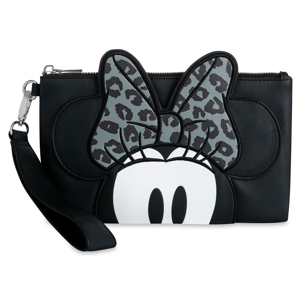 Minnie Mouse Grayscale Wristlet