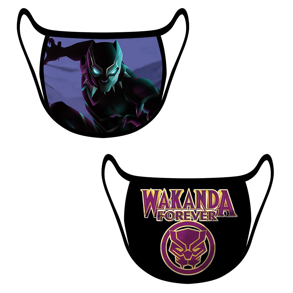 Cloth Face Masks 2-Pack – Black Panther