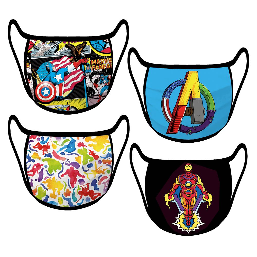 Cloth Face Masks 4-Pack – Marvel – Set 3 – Buy Now