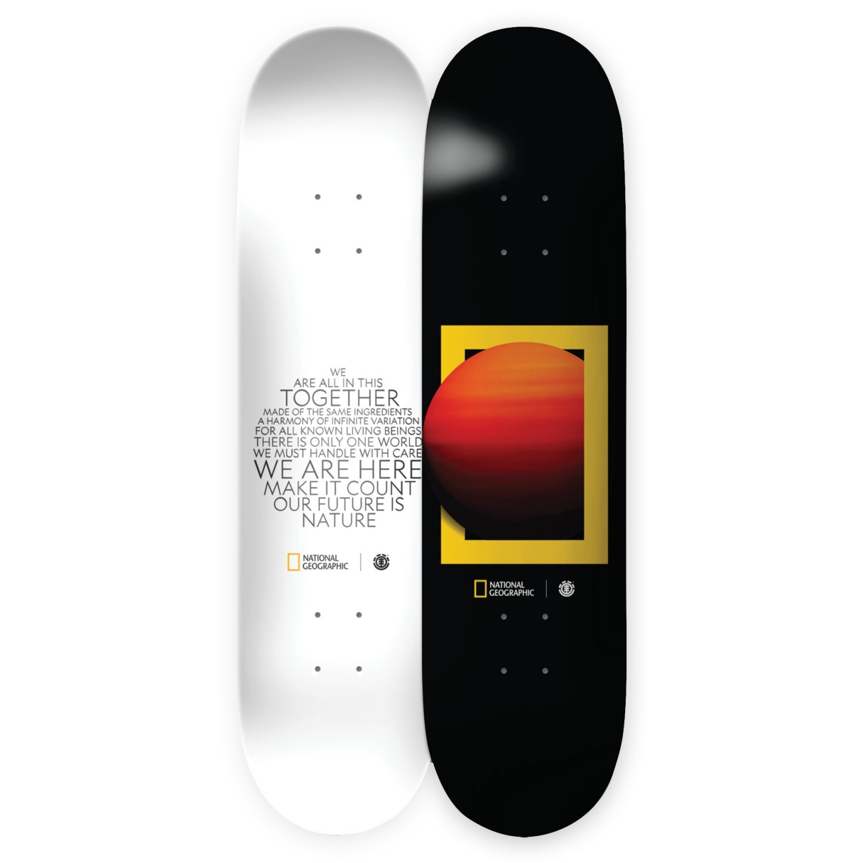 National Geographic Sun Skateboard Deck by Element