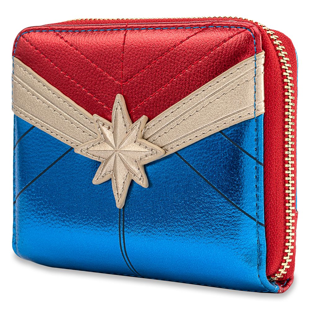 Marvel's Captain Marvel Metallic Wallet by Loungefly