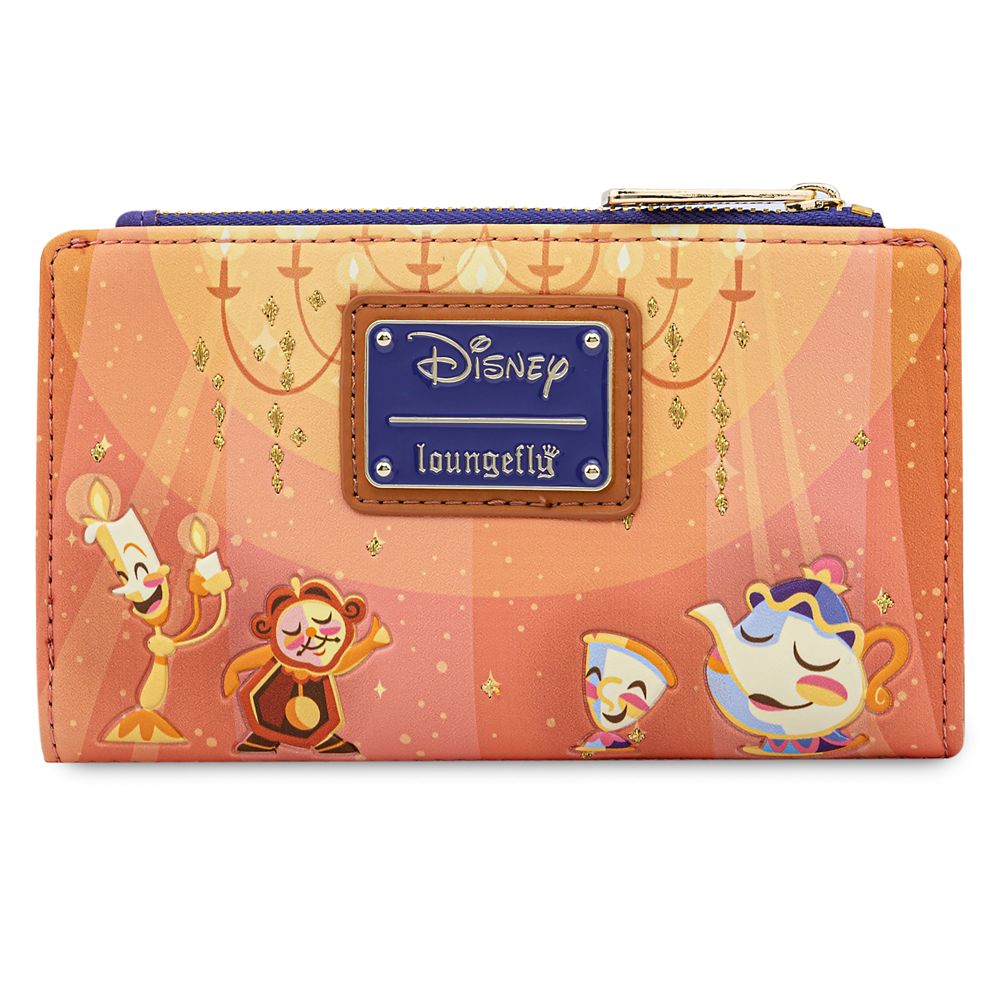 Beauty and the Beast Ballroom 30th Anniversary Loungefly Wallet