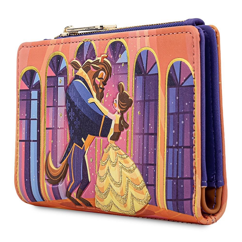 Beauty and the Beast Ballroom 30th Anniversary Loungefly Wallet